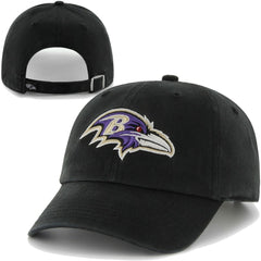 '47 Brand Clean Up Adjustable Hat - Baltimore Ravens Hats