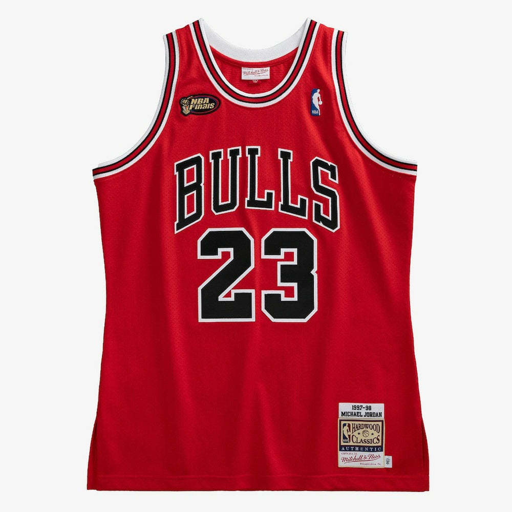Mitchell & Ness Chicago Bulls Authentic Jersey Road Finals Michael Jordan 1997-98