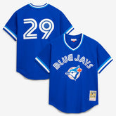Royal Joe Carter Toronto Blue Jays Mitchell & Ness Authentic Batting Practice Jersey