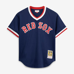 Navy Wade Boggs Boston Red Sox Mitchell & Ness Authentic Batting Practice Jersey