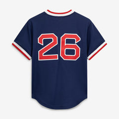 Navy Wade Boggs Boston Red Sox Mitchell & Ness Authentic Batting Practice Jersey