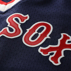 Navy Wade Boggs Boston Red Sox Mitchell & Ness Authentic Batting Practice Jersey
