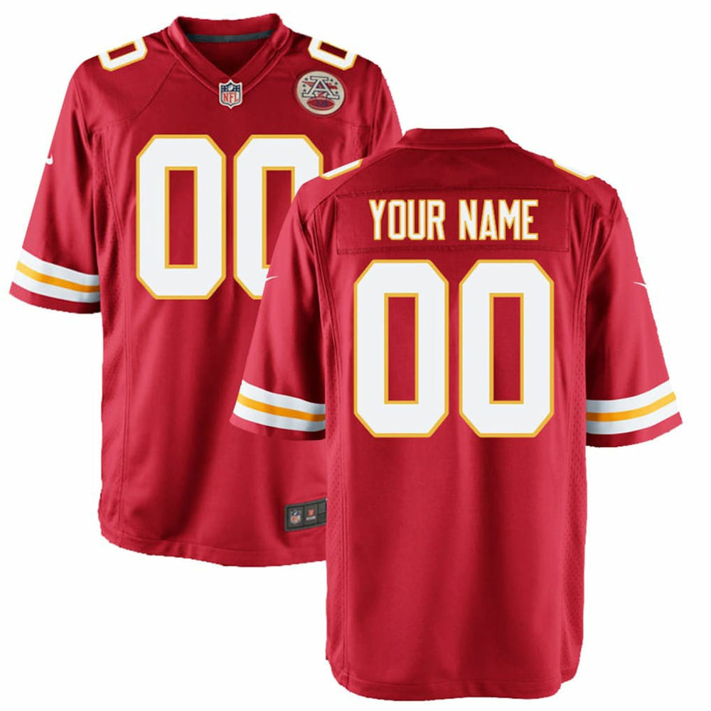 Youth Custom Game Jersey - Kansas City Chiefs Jerseys