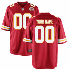 Youth Custom Game Jersey - Kansas City Chiefs Jerseys