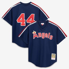 Navy Reggie Jackson California Angels Mitchell & Ness Authentic Batting Practice Jersey