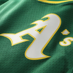 Green Rickey Henderson Athletics Mitchell & Ness Authentic Batting Practice Jersey
