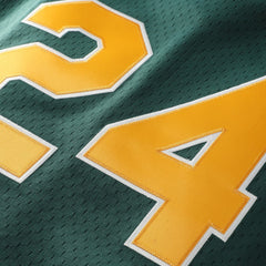 Green Rickey Henderson Athletics Mitchell & Ness Authentic Batting Practice Jersey