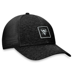 NHL Pittsburgh Penguins Fanatics Women's Authentic Pro Road Trucker Adjustable Hat – Black