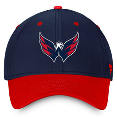 NHL Washington Capitals Fanatics Authentic Pro Rink Two-Tone Flex Hat – Navy/Red