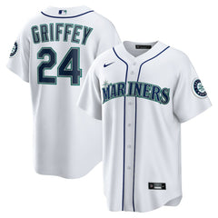 White Ken Griffey Jr. Seattle Mariners Nike Home Replica Jersey