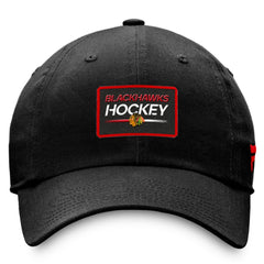 NHL Chicago Blackhawks Fanatics Authentic Pro Prime Adjustable Hat – Black