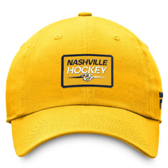 NHL Nashville Predators Fanatics Authentic Pro Prime Adjustable Hat – Gold