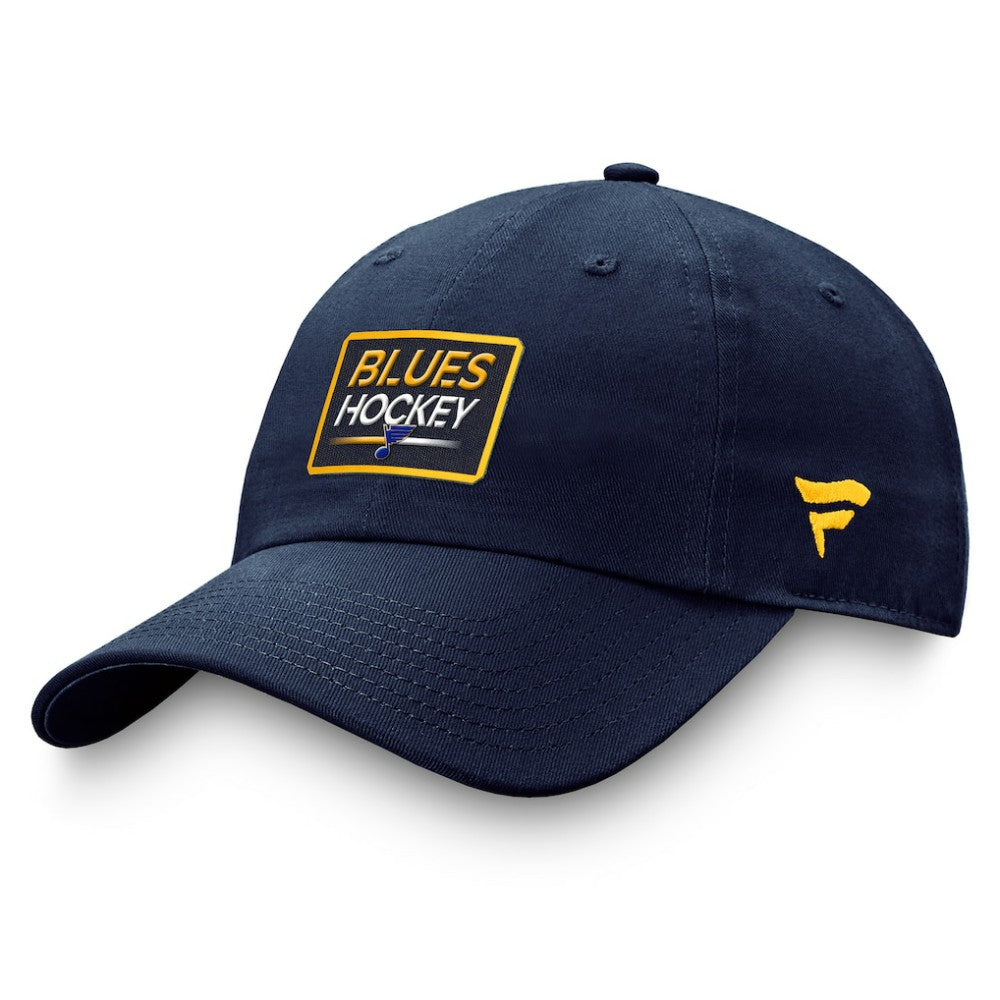 NHL St. Louis Blues Fanatics Authentic Pro Prime Adjustable Hat – Navy