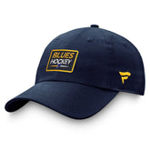 NHL St. Louis Blues Fanatics Authentic Pro Prime Adjustable Hat – Navy