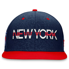 NHL New York Rangers Fanatics Authentic Pro Rink Two-Tone Snapback Hat – Navy/ Red