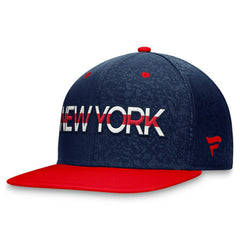 NHL New York Rangers Fanatics Authentic Pro Rink Two-Tone Snapback Hat – Navy/ Red