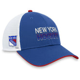 NHL New York Rangers Fanatics Authentic Pro Rink Trucker Adjustable Hat