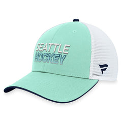 NHL Seattle Kraken Fanatics Authentic Pro Rink Trucker Adjustable Hat
