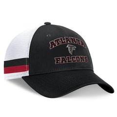 Fundamentals Side Stripe Trucker Adjustable Hat - Atlanta Falcons Hats