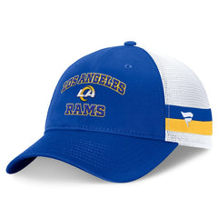 Fundamentals Side Stripe Trucker Adjustable Hat - Los Angeles Rams Hats