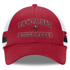 Fundamentals Side Stripe Trucker Adjustable Hat - Tampa Bay Buccaneers Hats