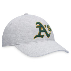 Heather Gray Athletics Fanatics Logo Adjustable Hat