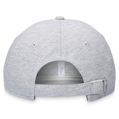 Heather Gray Miami Marlins Fanatics Logo Adjustable Hat