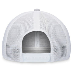 Heather Gray/White San Francisco Giants Fanatics Logo Trucker Adjustable Hat