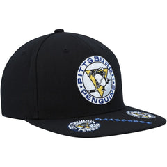 NHL Pittsburgh Penguins Mitchell & Ness Vintage Hat Trick Snapback Hat