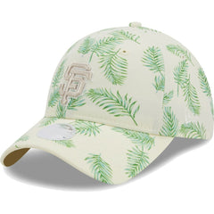 White San Francisco Giants New Era Women's Palms 9TWENTY Adjustable Hat