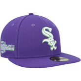Purple Chicago White Sox New Era Lime Side Patch 59FIFTY Fitted Hat