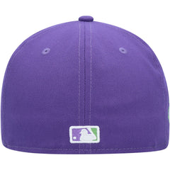 Purple Los Angeles Dodgers New Era Lime Side Patch 59FIFTY Fitted Hat