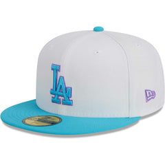 White Los Angeles Dodgers New Era Vice 59FIFTY Fitted Hat