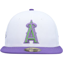White Los Angeles Angels New Era 2002 World Series Side Patch 59FIFTY Fitted Hat