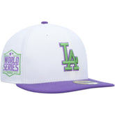White Los Angeles Dodgers New Era 2020 World Series Side Patch 59FIFTY Fitted Hat