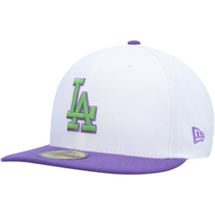 White Los Angeles Dodgers New Era 2020 World Series Side Patch 59FIFTY Fitted Hat