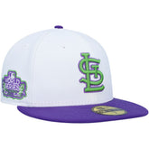 White St. Louis Cardinals New Era 2011 World Series Side Patch 59FIFTY Fitted Hat