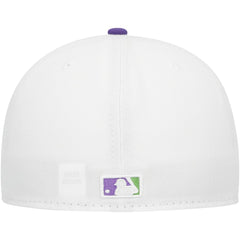White Tampa Bay Rays New Era Side Patch 59FIFTY Fitted Hat
