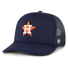 Navy Houston Astros '47 Foam Logo Trucker Adjustable Hat
