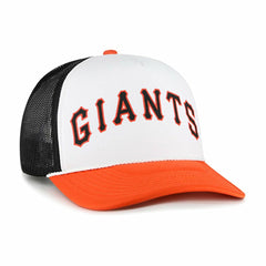 White San Francisco Giants '47 Foam Front Script Trucker Snapback Hat