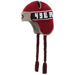 Youth Wordmark Ears Trooper Knit Hat - San Francisco 49ers Hats