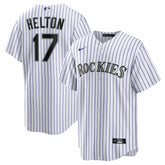 White Todd Helton Colorado Rockies Nike Home Retired Player Replica Jersey