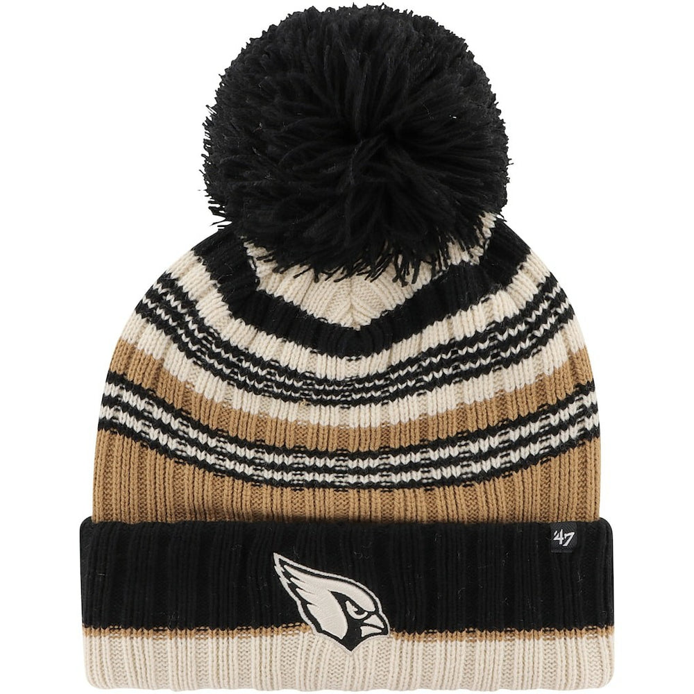 '47 Women's Barista Cuffed Knit Hat with Pom - Arizona Cardinals Hats