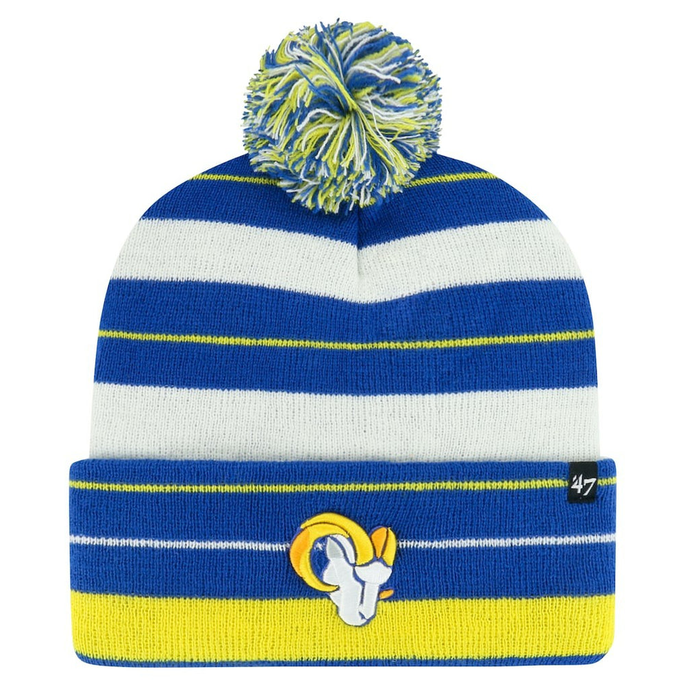 '47 Powerline Cuffed Knit Hat with Pom - Los Angeles Rams Hats