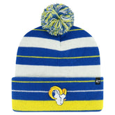'47 Powerline Cuffed Knit Hat with Pom - Los Angeles Rams Hats