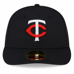 Navy Minnesota Twins New Era 2023 Authentic Collection Low Profile Home 59FIFTY Fitted Hat