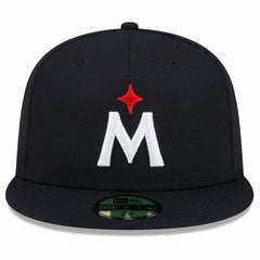 Navy Minnesota Twins New Era 2023 Authentic Collection Road 59FIFTY Fitted Hat