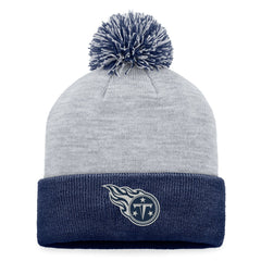 Women's Cuffed Knit Hat with Pom - Tennessee Titans Hats