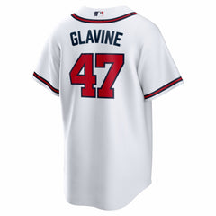 White Tom Glavine Atlanta Braves Nike Home Retired Player Replica Jersey