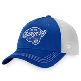 NHL New York Rangers Fanatics Women's Fundamental Trucker Adjustable Hat